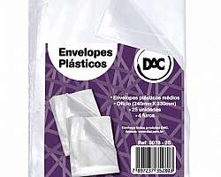 Envelope plástico com lacre de segurança